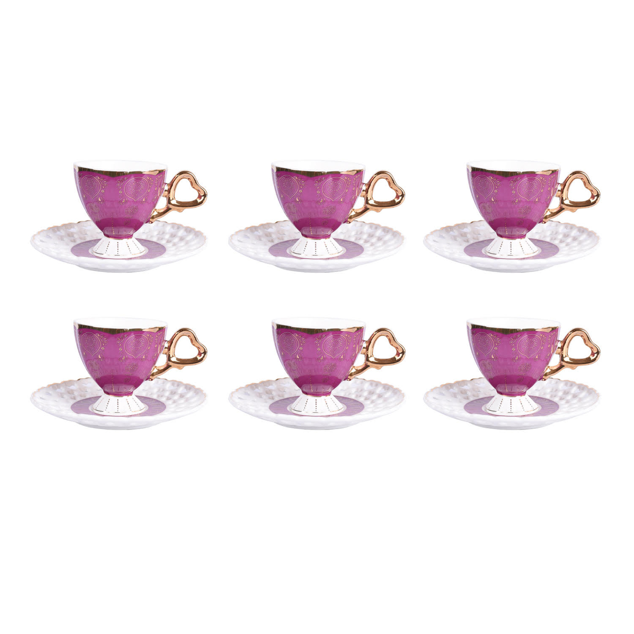 سرویس قهوه خوری 6 پارچه مدل ba0044
