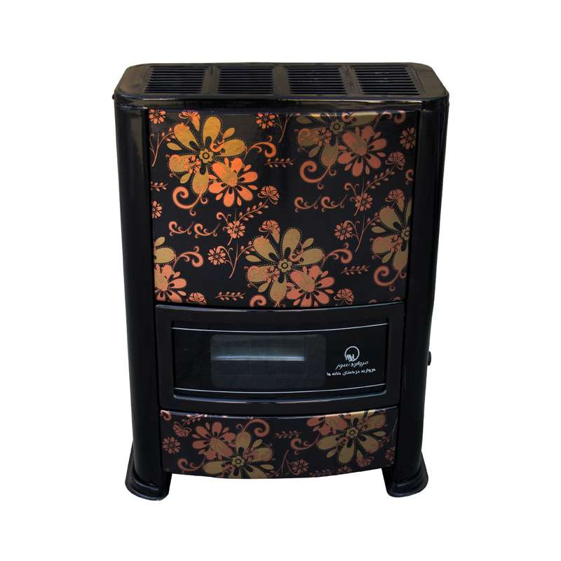بخاری گازی مروارید سوز طرح گل مدل 8000