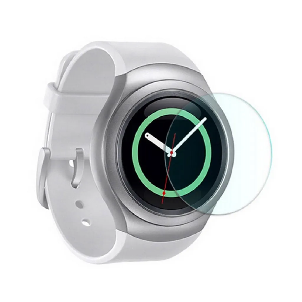 محافظ صفحه نمایش شیشه ای مدل تمپرد مناسب برای ساعت های هوشمند سامسونگ مدل Gear S2 / Gear Sport