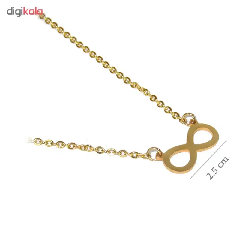 گردنبند طرح بی نهایت کد G06