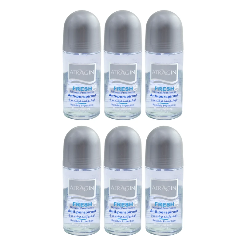 رول ضد تعریق مردانه عطرآگین مدل G2 حجم 50 میلی لیتر مجموعه 6 عددی