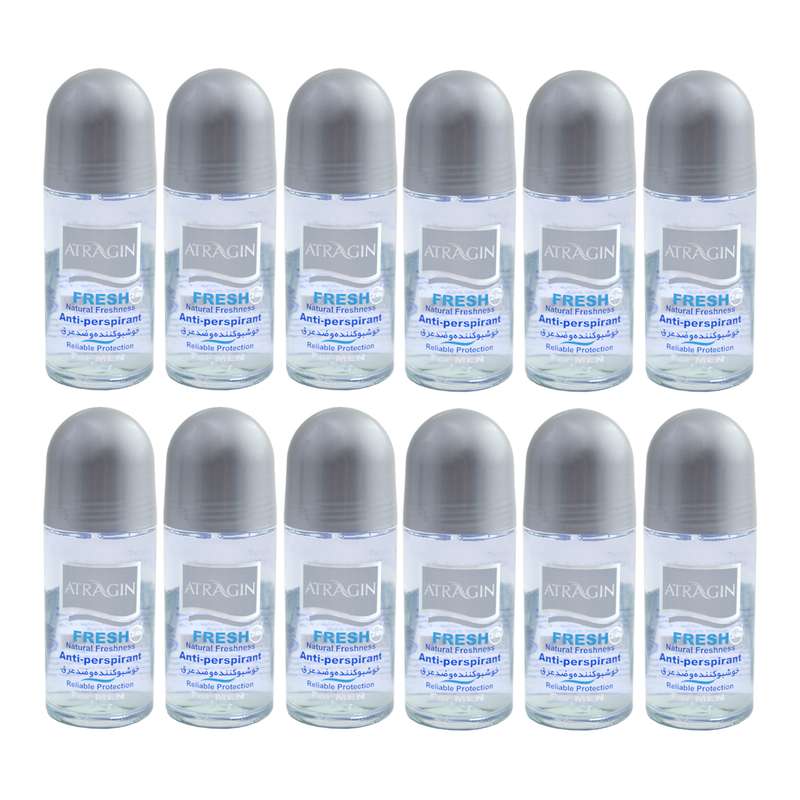 رول ضد تعریق مردانه عطرآگین مدل G3 حجم 50 میلی لیتر مجموعه 12 عددی