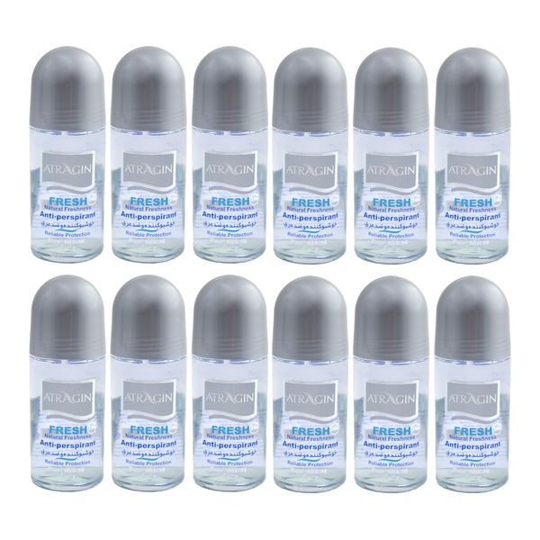 رول ضد تعریق مردانه عطرآگین مدل G3 حجم 50 میلی لیتر مجموعه 12 عددی رول ضد تعریق مردانه عطرآگین مدل G3 حجم 50 میلی لیتر مجموعه 12 عددی
