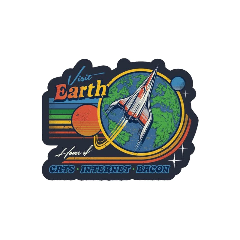 استیکر تزئینی موبایل طرح Earth مدل STM1143