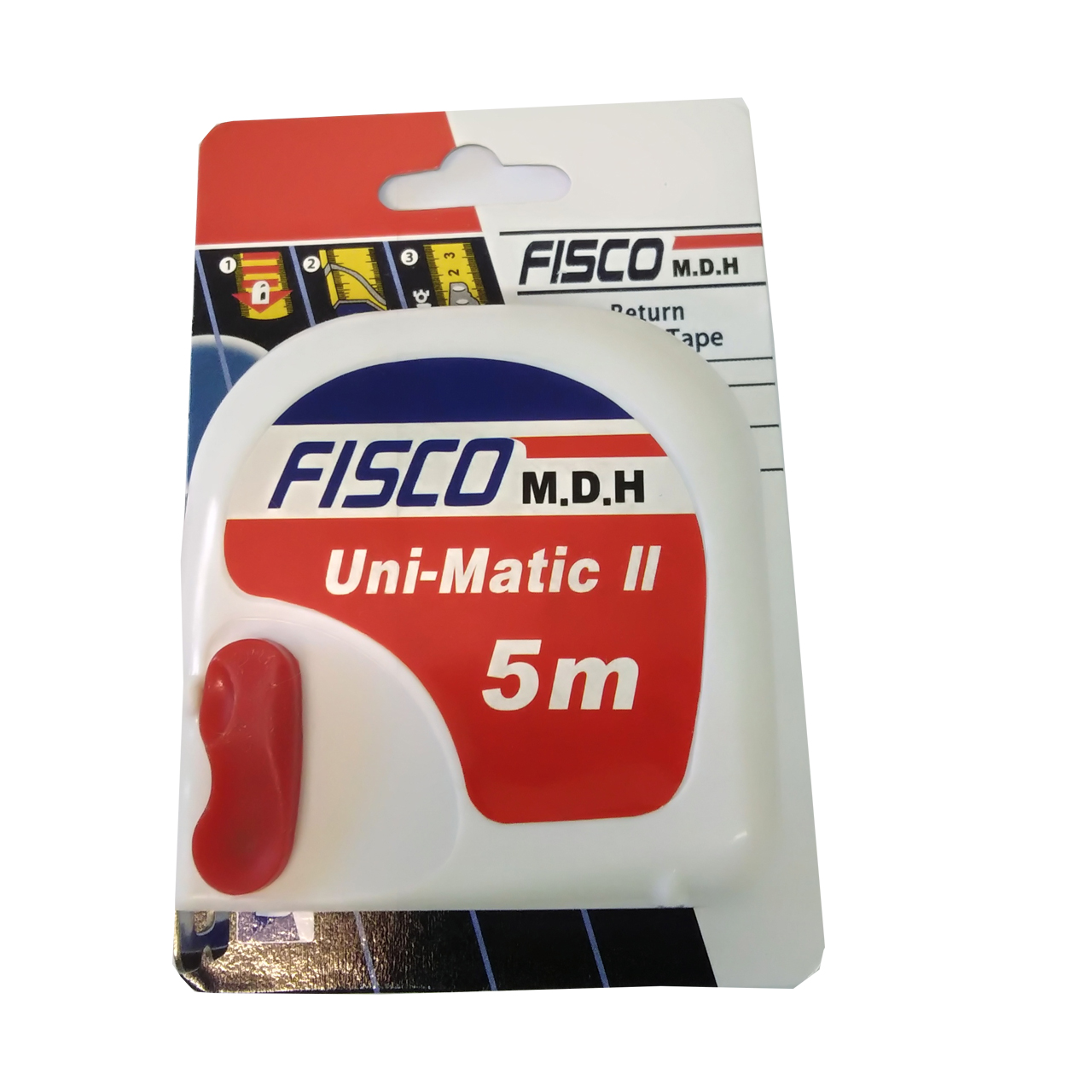 متر 5 متری فیسکو مدل Uni-Matic 2 بسته 12 عددی