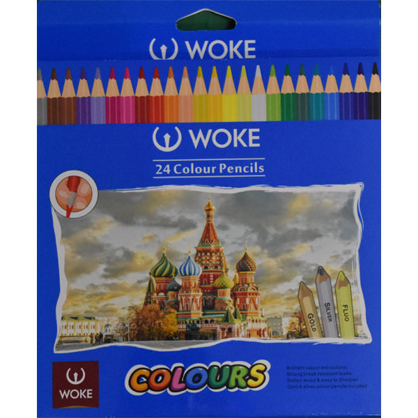 مداد رنگی 24 رنگ ووک طرح روسیه