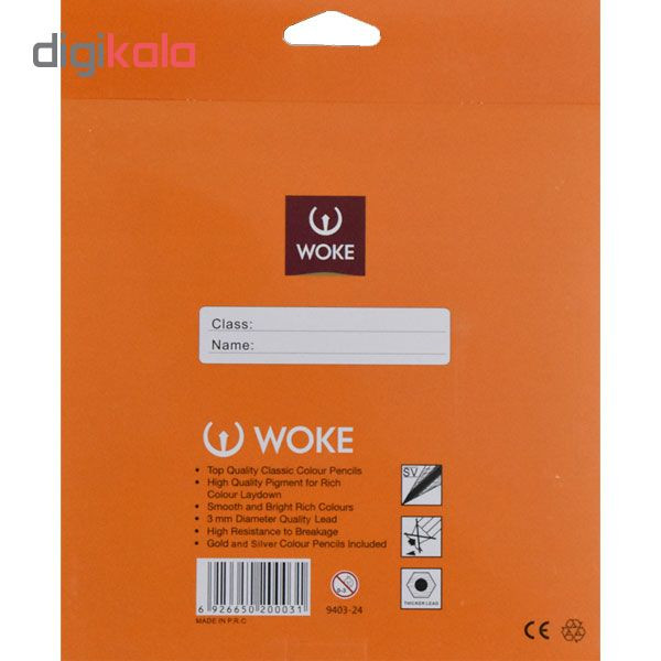 مداد رنگی 24 رنگ ووک طرح فیل