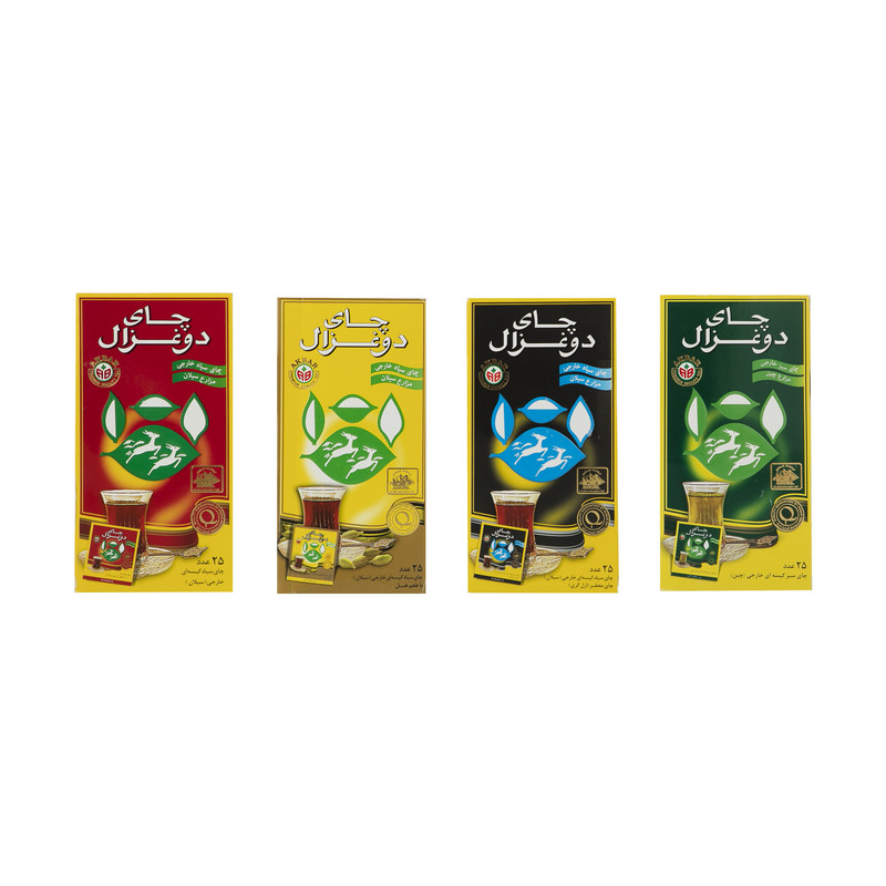 چای کیسه ای دوغزال مجموعه 4 عددی