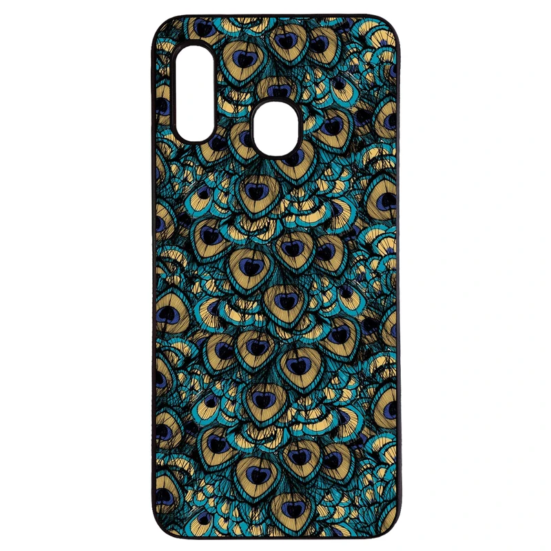 کاور طرح طاووس کد 1105410943139 مناسب برای گوشی موبایل سامسونگ galaxy a30