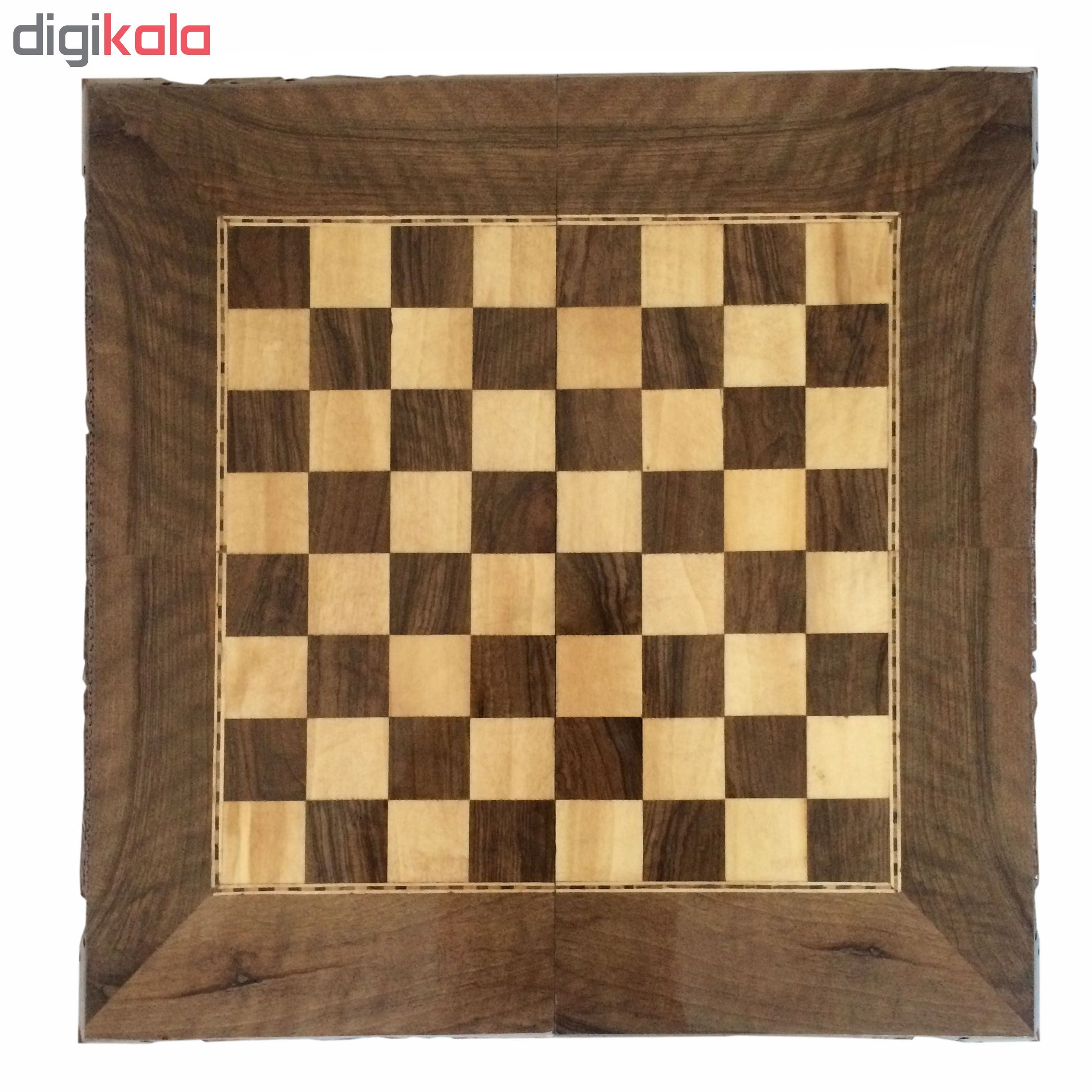 صفحه شطرنج منبت کاری مدل M-1