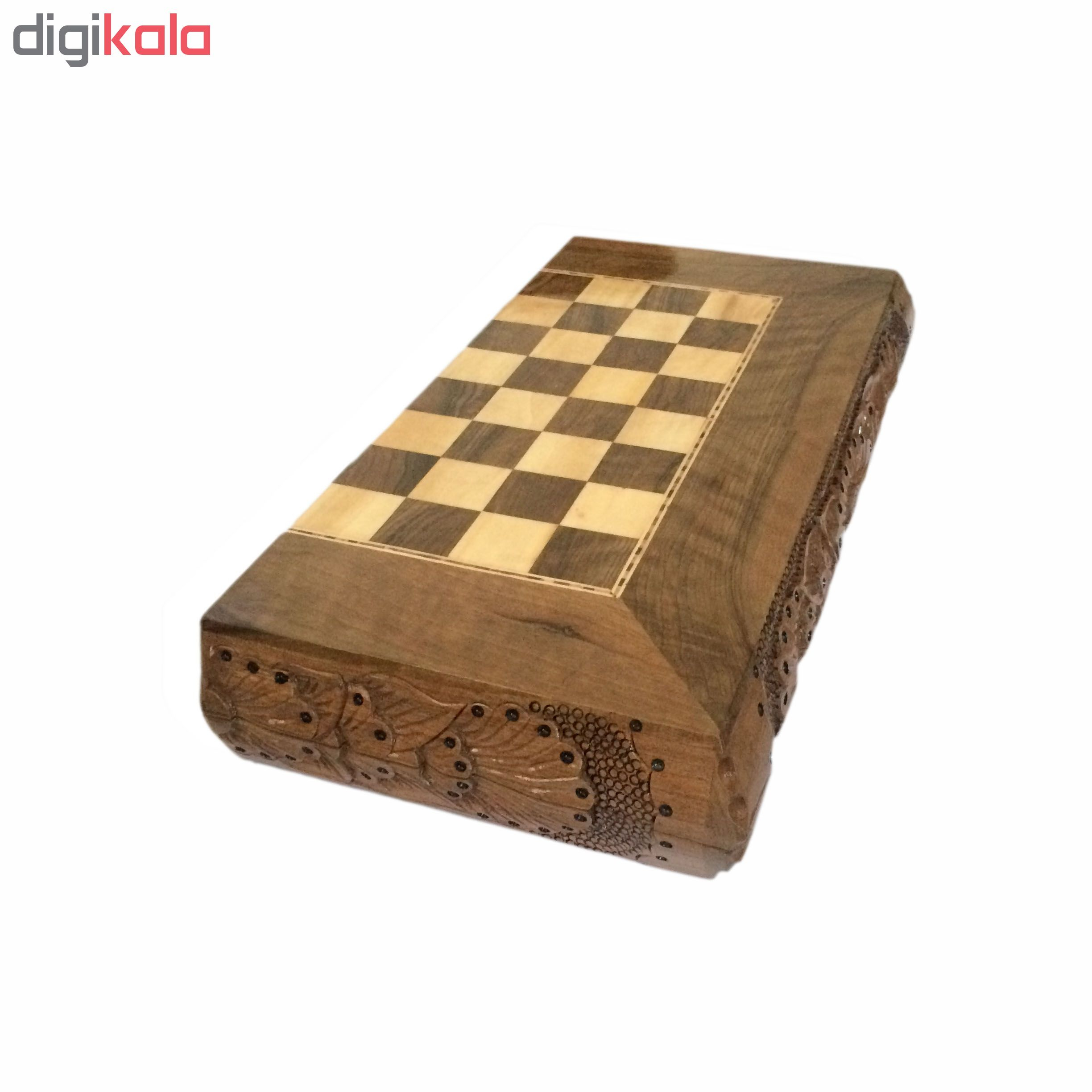 صفحه شطرنج منبت کاری مدل M-1