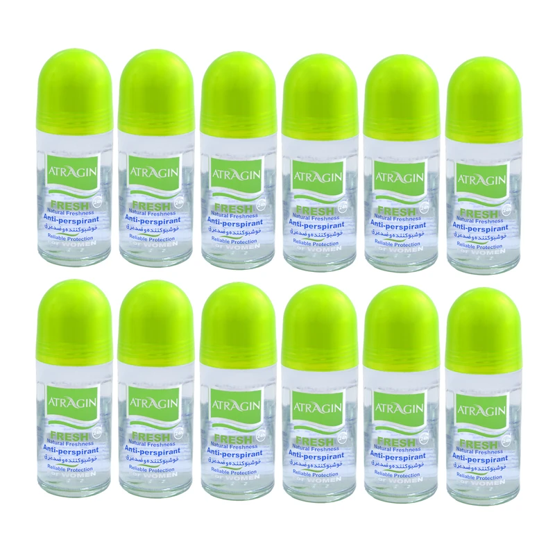رول ضد تعریق زنانه عطرآگین مدل G3 حجم 50 میلی لیتر مجموعه 12 عددی