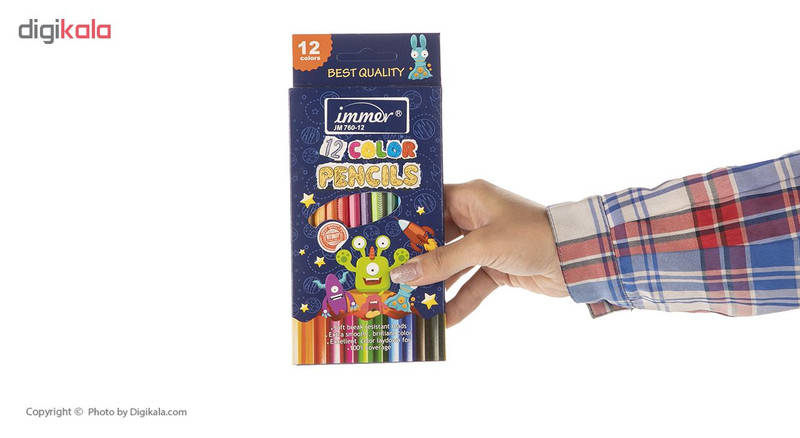 مداد رنگی 12 رنگ ایمر مدل JM 760-12-1