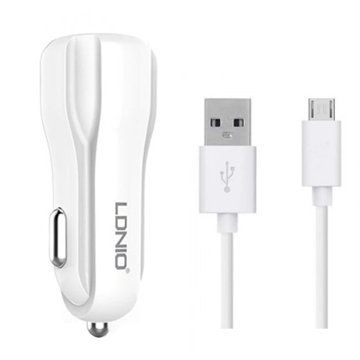 شارژر فندکی مدل C331 به همراه کابل تبدیل microUSB