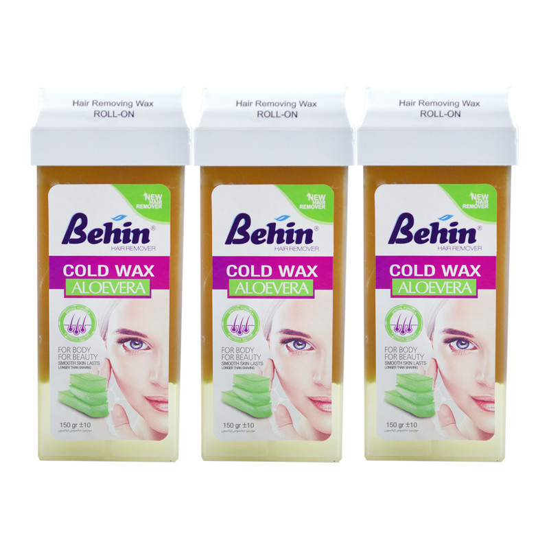 موم موبر بهین مدل Aloe Vera وزن 150 گرم مجموعه 3 عددی