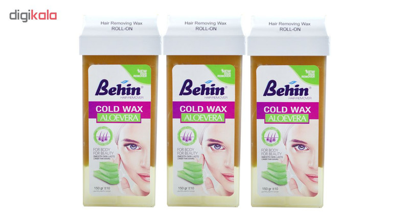 موم موبر بهین مدل Aloe Vera وزن 150 گرم مجموعه 3 عددی موم موبر بهین مدل Aloe Vera وزن 150 گرم مجموعه 3 عددی