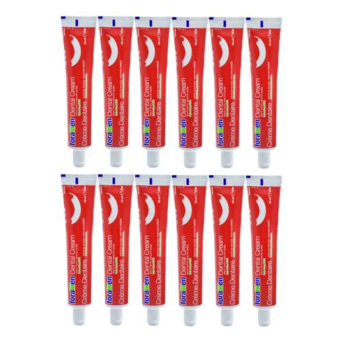 خمیر دندان فورامن مدل Dental Cream حجم 75 میلی لیتر مجموعه 12 عددی