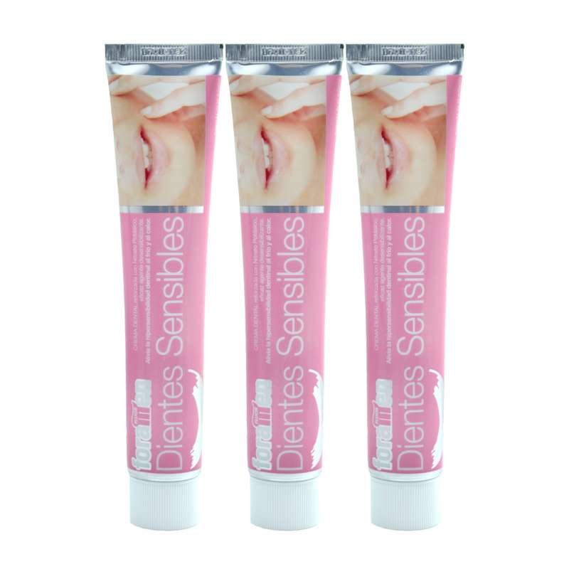 خمیر دندان فورامن مدل Dientes sensibles حجم 75 میلی لیتر مجموعه 3 عددی خمیر دندان فورامن مدل Dientes sensibles حجم 75 میلی لیتر مجموعه 3 عددی