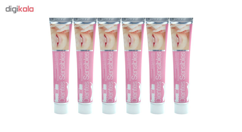 خمیر دندان فورامن مدل Dientes sensibles حجم 75 میلی لیتر مجموعه 6 عددی خمیر دندان فورامن مدل Dientes sensibles حجم 75 میلی لیتر مجموعه 6 عددی