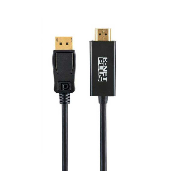 کابل تبدیل DisplayPort به HDMI کی نت پلاس مدل pro18 طول 1.8 متر