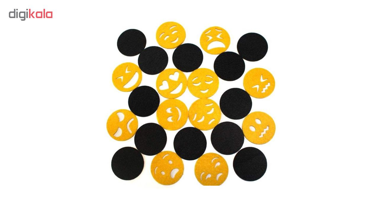 الگو آرما نمد طرح شکلک کد MK مجموعه 12 عددی