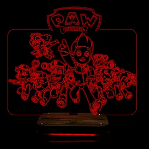 چراغ خواب نورا طرح سگ های نگهبان کد 075