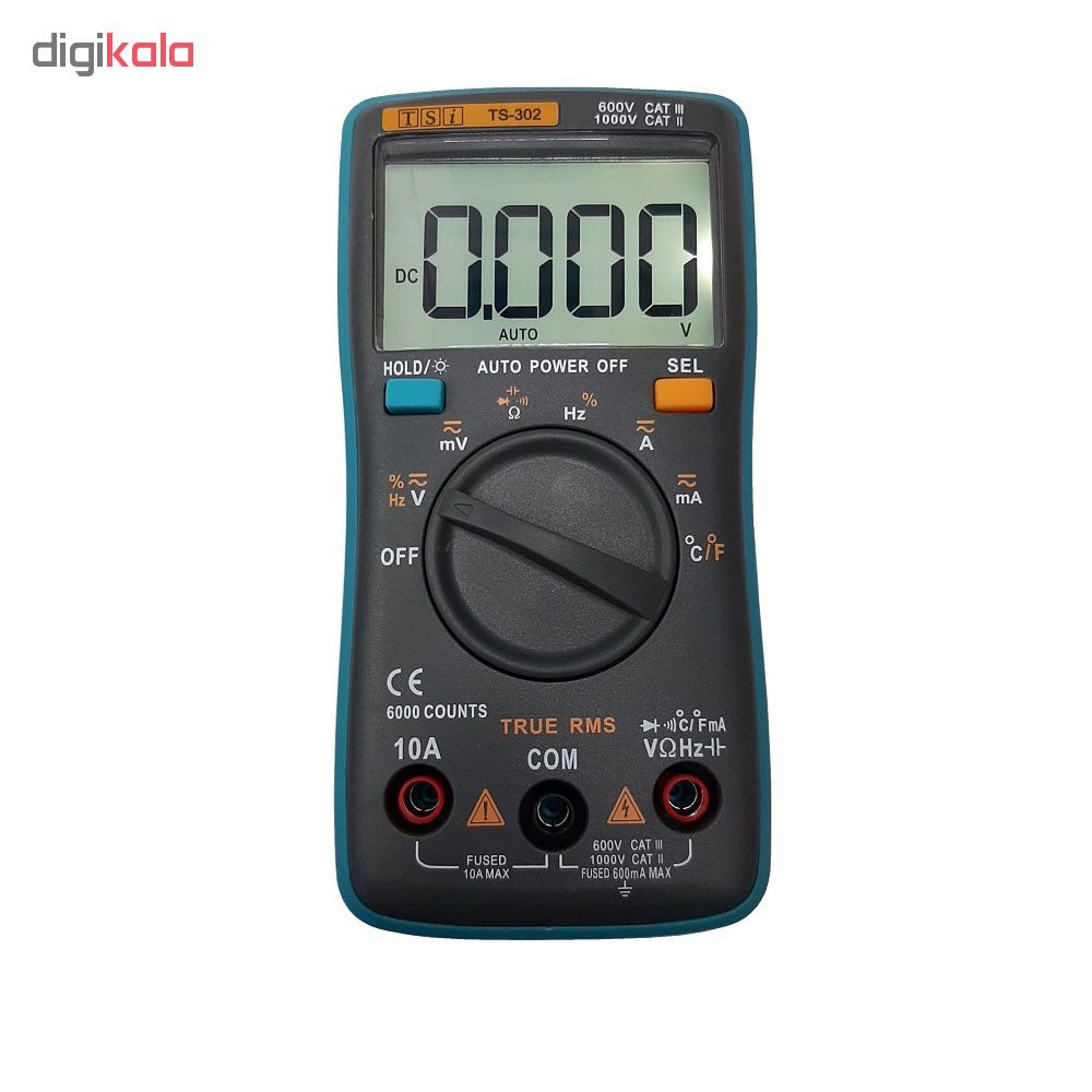 مولتی متر دیجیتال تی اس آی مدل TS-302 مولتی متر دیجیتال تی اس آی مدل TS-302