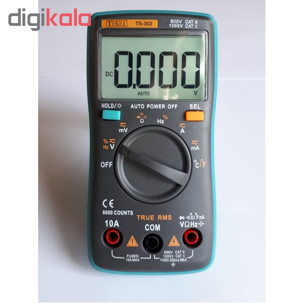 مولتی متر دیجیتال تی اس آی مدل TS-302 مولتی متر دیجیتال تی اس آی مدل TS-302