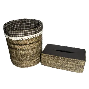 ست سطل زباله و جا دستمال کاغذی کد 160