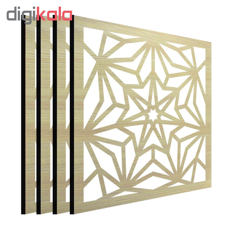 تایل سقفی کد LMG002-B سایز 60*60 سانتی متر بسته 4 عددی