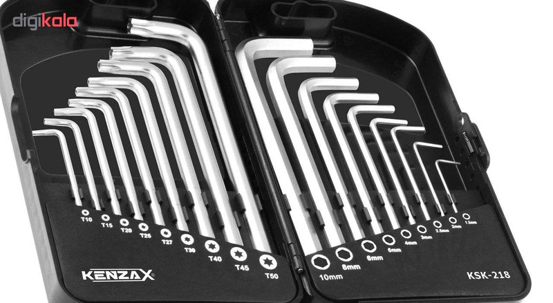 مجموعه 18 عددی آچار آلن کنزاکس کد KSK-218