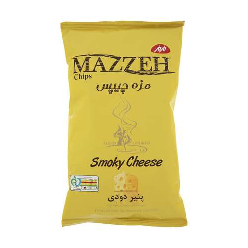 مزه چیپس مزمز با طعم پنیر دودی - 65 گرم