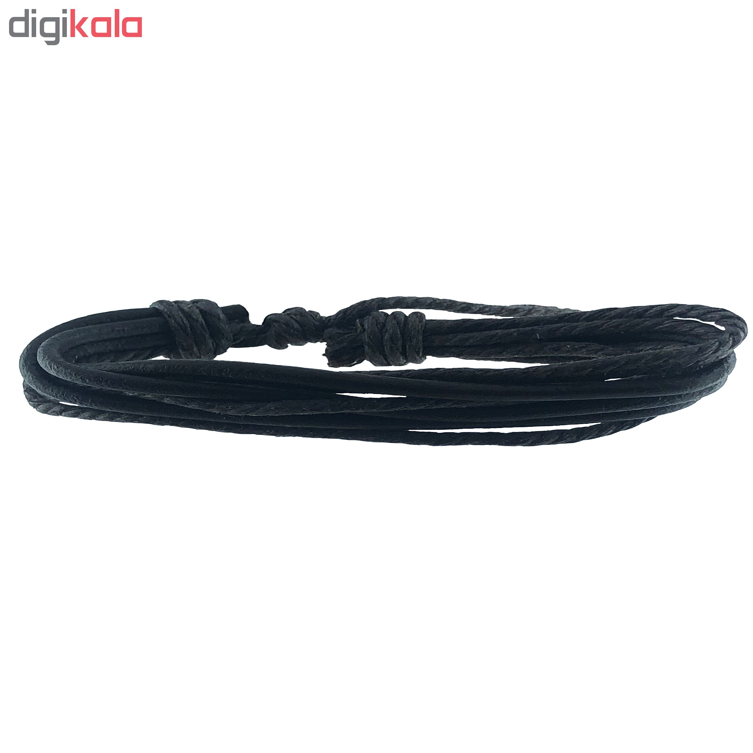 دستبند مردانه گالری عزیزی کد GZ98212 