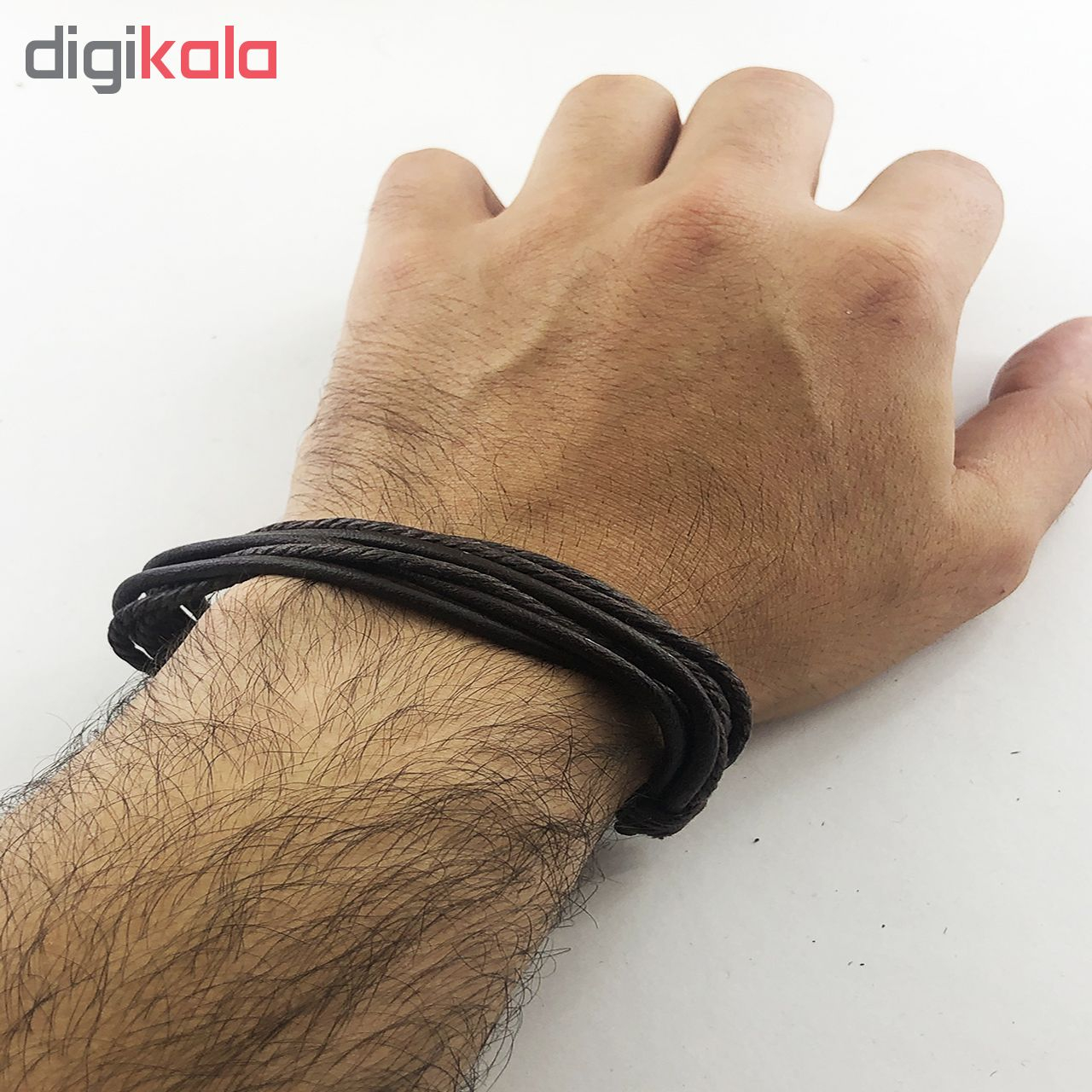 دستبند مردانه گالری عزیزی کد GZ98212 