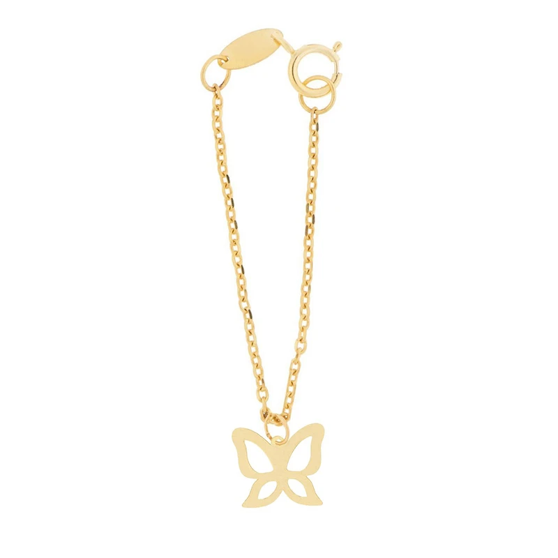 آویز ساعت طلا 18 عیار زنانه طرح پروانه کد SG499