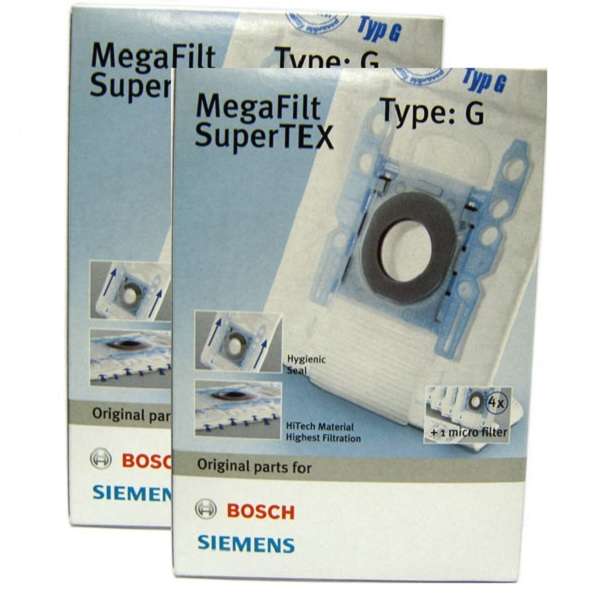 کیسه جاروبرقی مگافیلتر مدل Type G بسته 8 عددی کیسه جاروبرقی مگافیلتر مدل Type G بسته 8 عددی