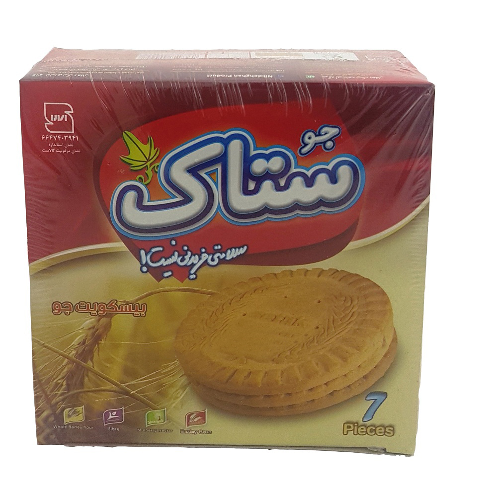 بیسکویت پذیرایی خورشید ستاک مقدار 380 گرم