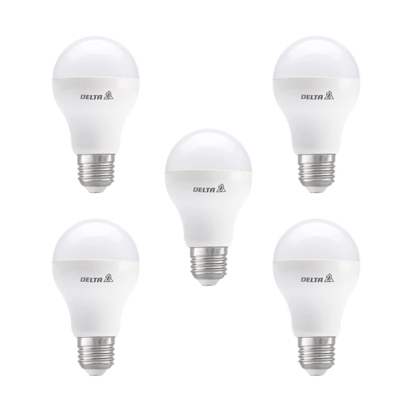 لامپ ال ای دی 15 وات دلتا مدل کلاسیک پایه E27 بسته 5 عددی