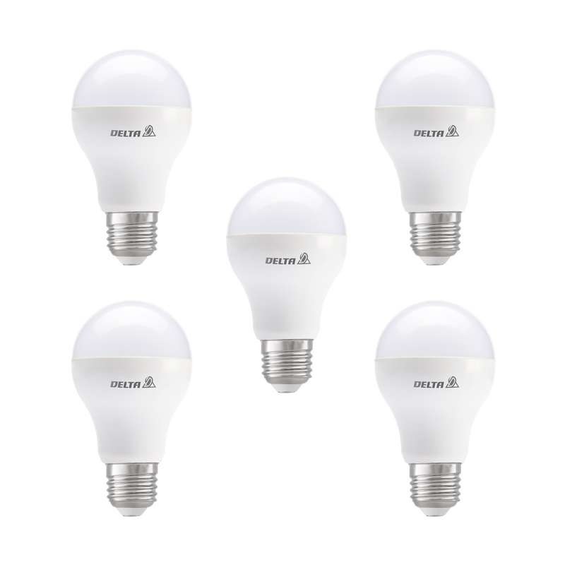 لامپ ال ای دی 15 وات دلتا مدل کلاسیک پایه E27 بسته 5 عددی لامپ ال ای دی 15 وات دلتا مدل کلاسیک پایه E27 بسته 5 عددی