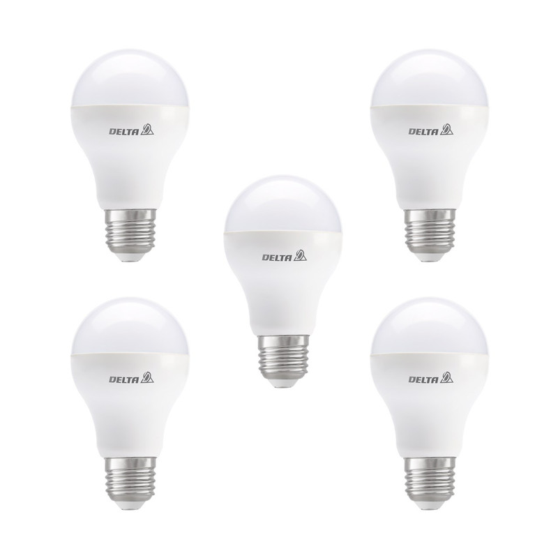 لامپ ال ای دی 15 وات دلتا مدل کلاسیک پایه E27 بسته 5 عددی لامپ ال ای دی 15 وات دلتا مدل کلاسیک پایه E27 بسته 5 عددی