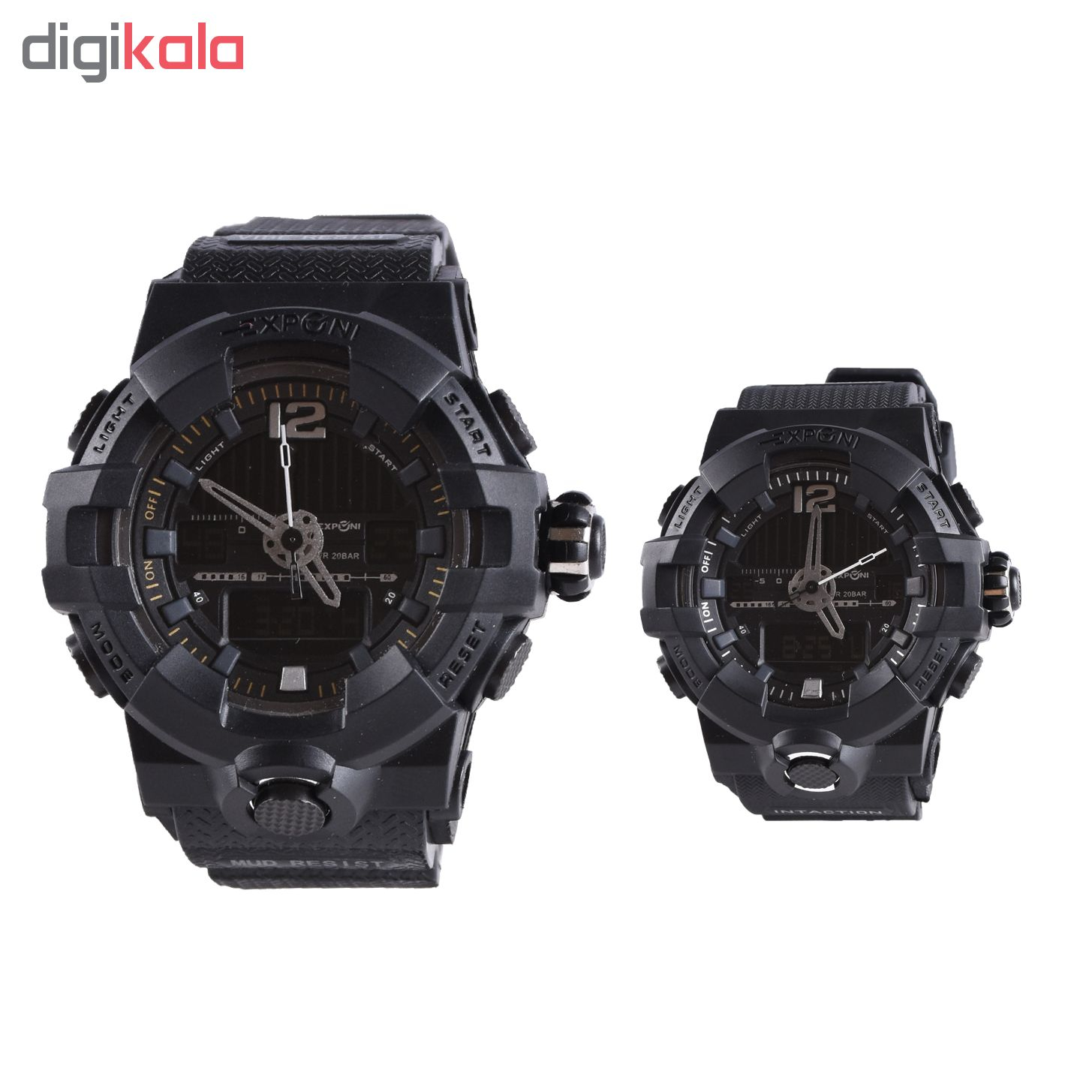 ست ساعت مچی عقربه ای زنانه و مردانه ایکسپونی کد 9089M