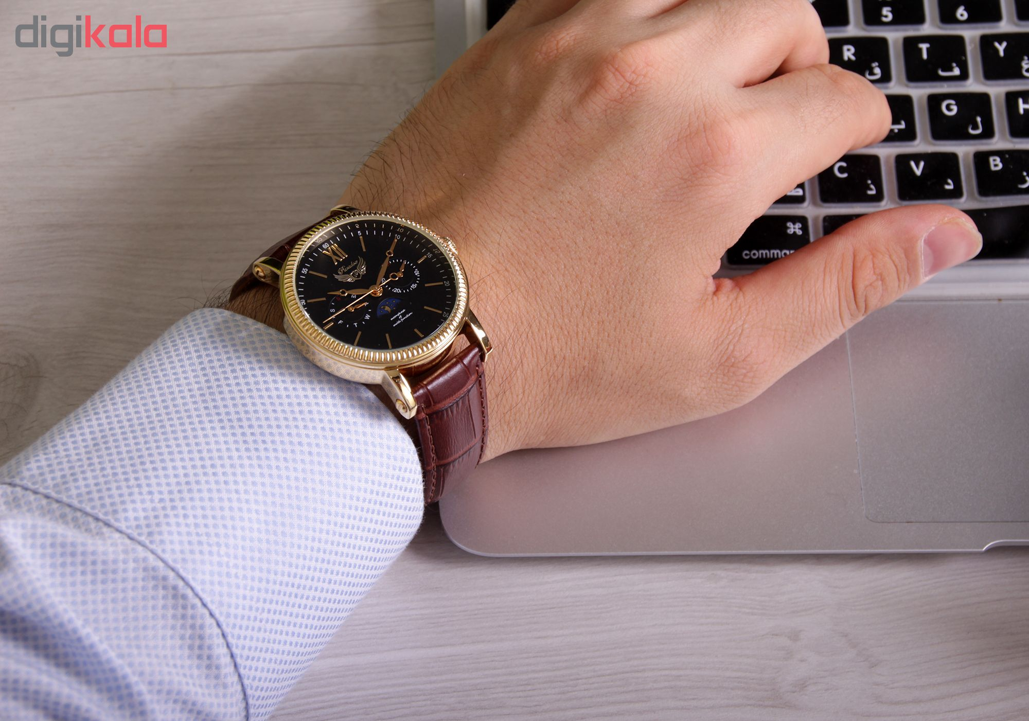 ساعت مچی عقربه ای مردانه پارادوکس مدل SN-PX1003M-BG