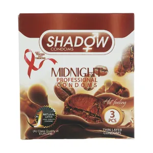 Shadow Midnight Condoms 3PSC