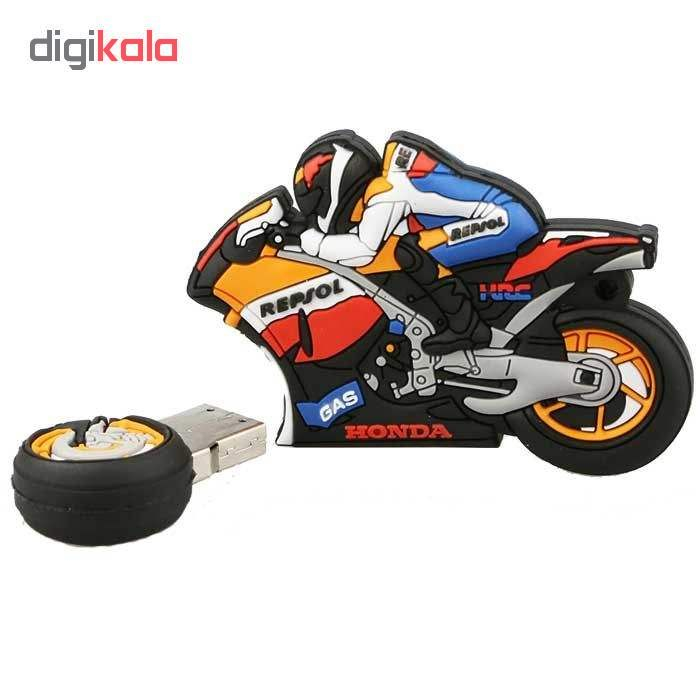 فلش مموری طرح موتور سیکلت مدل Ul-Pv-Ho01 ظرفیت 32 گیگابایت