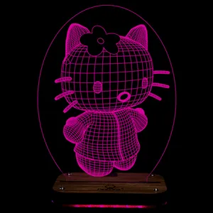 چراغ خواب نورا طرح کیتی کد 076