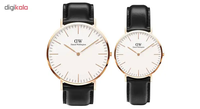 ست ساعت مچی عقربه ای زنانه و مردانه کد D-05