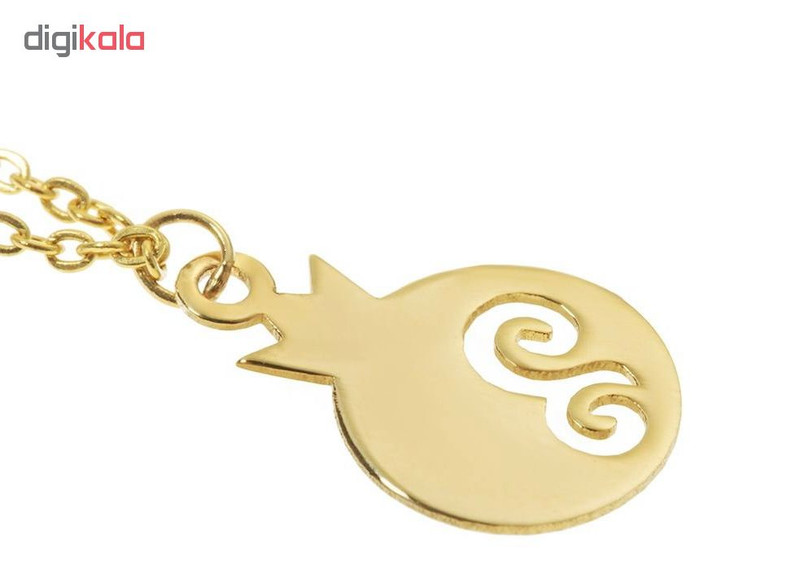 آویز ساعت طلا 18 عیار زنانه طرح انار کد UN001