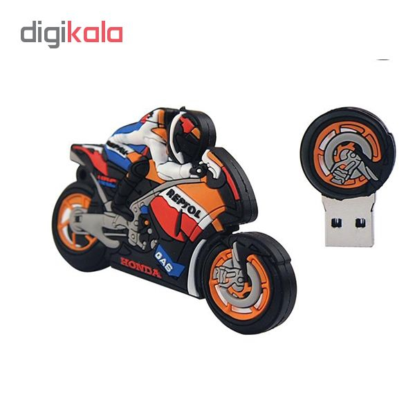 فلش مموری طرح موتور سیکلت مدل Ul-Pv-Ho01 ظرفیت 32 گیگابایت