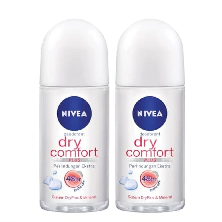 رول ضد تعریق زنانه نیوآ مدل Dry Comfort حجم 50 میلی لیتر بسته 2 عددی