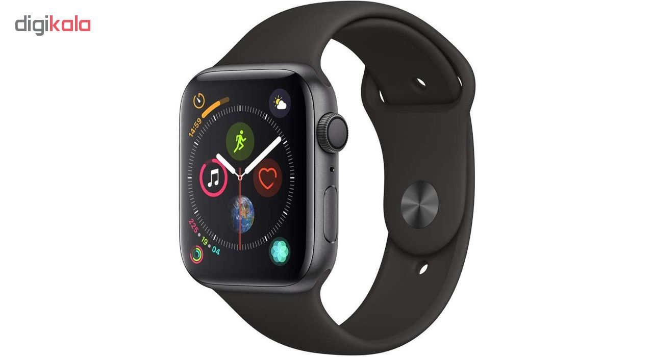 ساعت هوشمند اپل واچ سری 5 مدل 44m Space Gray Aluminum Case Black Sport Band